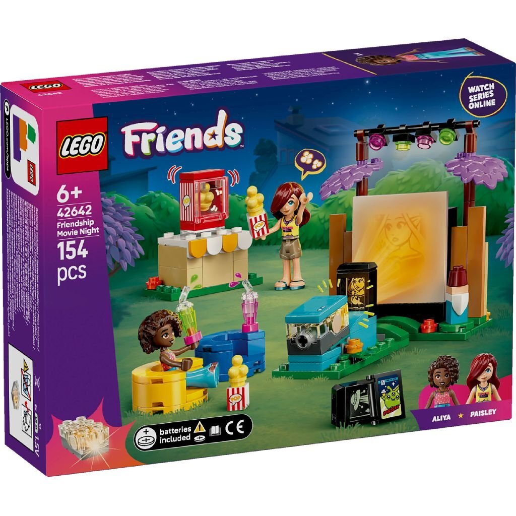 Lego Friends Movie Night Set with 2 Figures and Accessories - 42642