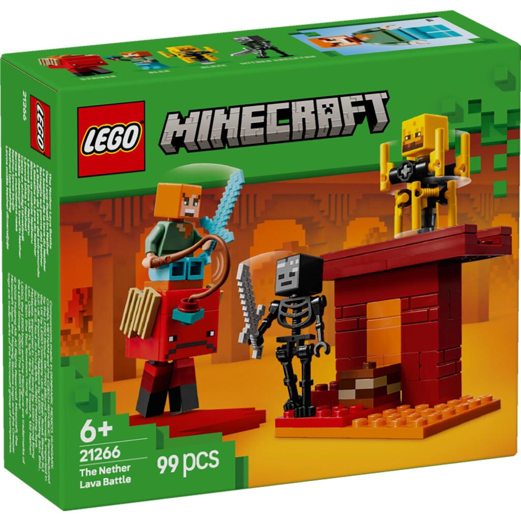 Lego Minecraft Battle of the Lava in the Nether 21266