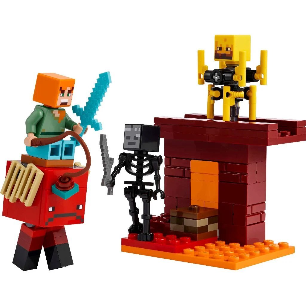 Lego Minecraft Battle of the Lava in the Nether 21266