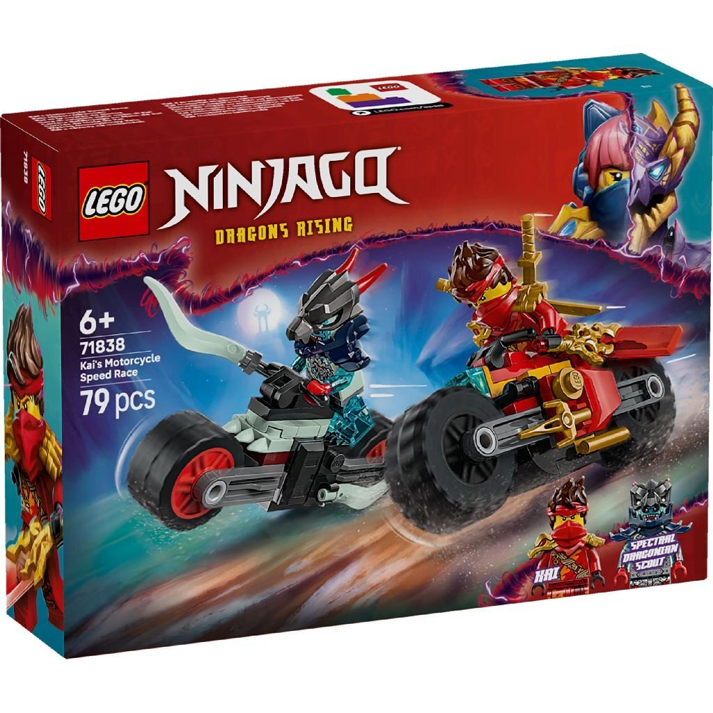 Lego Ninjago 71838 Kai's Motorcycle Race Building Set - 6+ Years