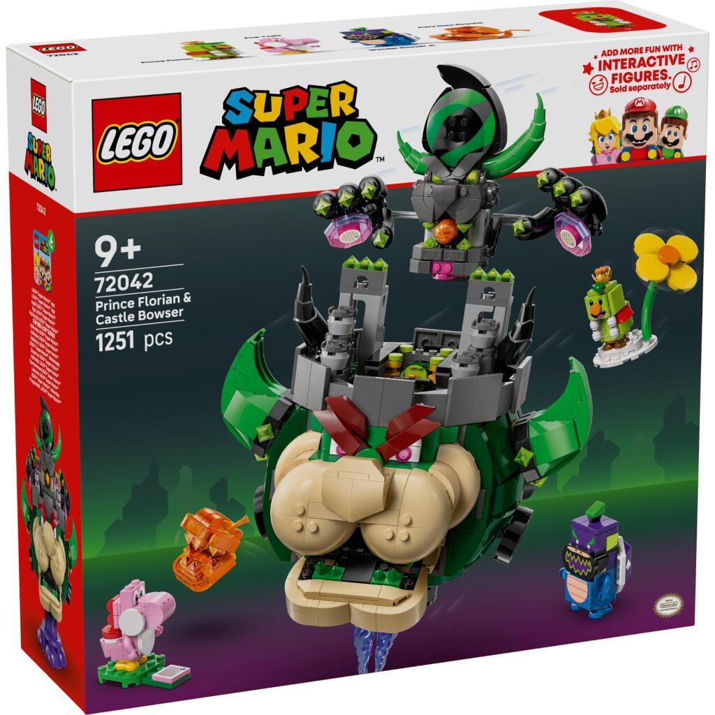 Lego Super Mario 72042 Prince Florian and Bowser Castle Building Set