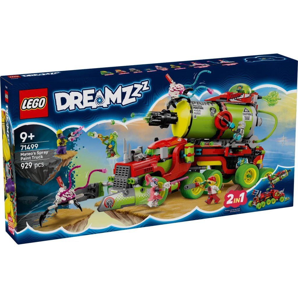 Lego Dreamzz Mateo's Spray Can Truck Building Set - 9+ Years