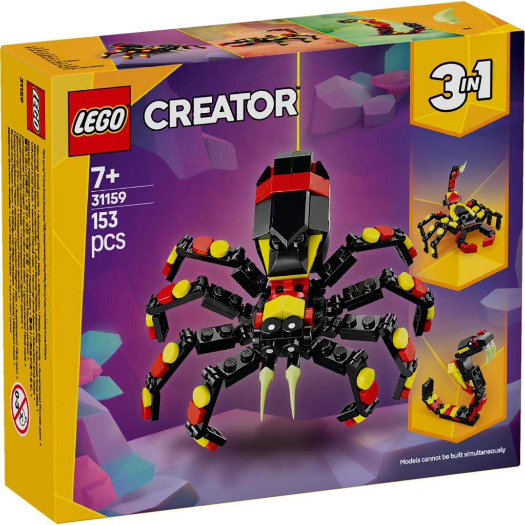 Lego Creator 3-in-1 Wild Animals Exciting Spider 31159
