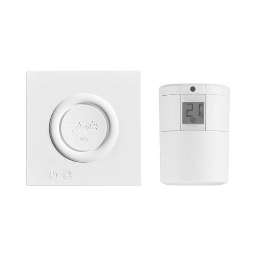 Danfoss Ally - 2400 MHz - 0 - 30 m - -10 - 55 °C - Amazon Alexa & Google Assistant - Kabellos - Weiß (014G2440) afbeelding 1
