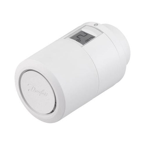 Danfoss Eco - Heizkörperthermostat - kabellos - Bluetooth - RAL 9016 (014G1115) afbeelding 1