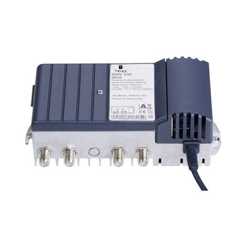 TRIAX GHV 530 BK Hausanschlussverstärker 20 dB NF für GHV 30E (323142) afbeelding 1