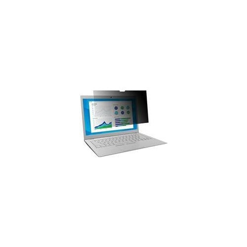 3M Blickschutzfilter for 14.0" Widescreen Laptop with COMPLY Attachment System - Blickschutzfilter für Notebook - 35,6 cm Breitbild (14" Breitbild) - Schwarz (7100210599) afbeelding 1