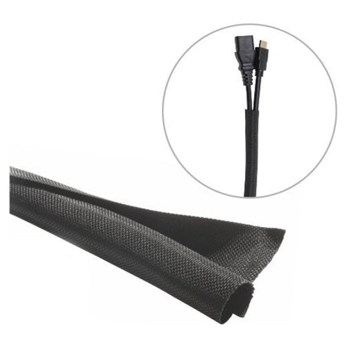 Vivolink VLSC102500B Kabel-Organizer Kabelstrumpf Schwarz (VLSC102500B) afbeelding 1
