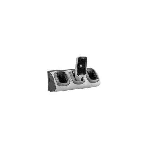 Zebra 3-Slot High Density Non-Locking Cradle - Handheld-Ladestation - 3 Ausgangsstecker - für Zebra MC18 Personal Shopper (CRD-MC18-3SLOTH-01) afbeelding 1