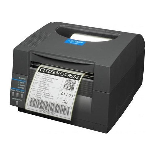 Citizen CL-S521II - Etikettendrucker - Thermodirekt - Rolle (11,8 cm) - 203 dpi - bis zu 150 mm/Sek. - USB, seriell - Schwarz afbeelding 1