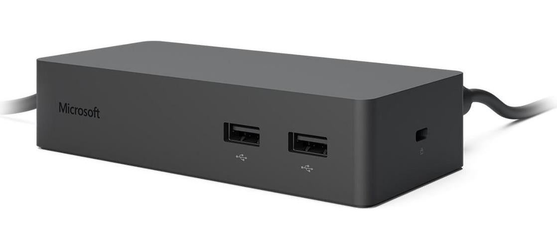 Microsoft Surface Dock 2 - Microsoft - Surface Pro (5th Gen) Surface Pro (5th Gen) with LTE Advanced Surface Laptop (1st Gen) Surface Pro... - Microsoft Oberflächenstecker - Schwarz (SVS-00004) afbeelding 1