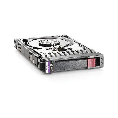 Hewlett Packard Enterprise HPE Enterprise - Festplatte - 146GB - Hot-Swap - 2.5" SFF (6,4 cm SFF) - SAS 6Gb/s - 15000 U/min - Smart Buy - mit HP SmartDrive-Träger (652605-S21) afbeelding 1