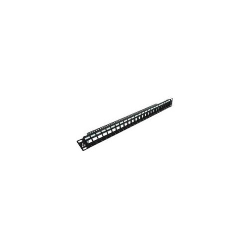 Lanview LVN127596. Stecker: RJ-45, unterstütze Kabeltypen: Cat5e. Produktfarbe: Schwarz, Material: Stahl, Montage: Rackeinbau. Gewicht: 507 g. Paketgewicht: 747 g (LVN127596) afbeelding 1