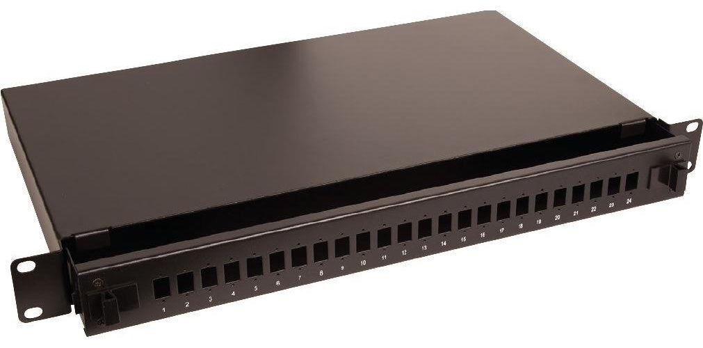 Lanview LVO231544. Stecker: SC/LC, Optischer Kabelverbinder: LC. Produktfarbe: Schwarz, Material: Stahl, Montage: Rackeinbau. Gewicht: 3,29 kg. Paketgewicht: 3,7 kg (LVO231544) afbeelding 1