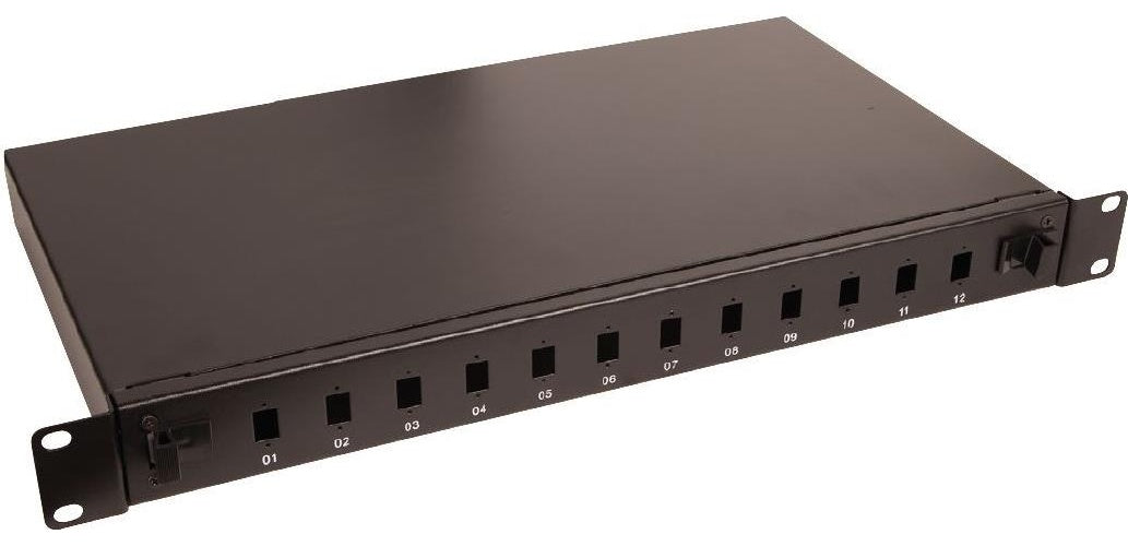 Lanview LVO231553. Stecker: SC/LC, Optischer Kabelverbinder: LC. Produktfarbe: Schwarz, Material: Stahl, Montage: Rackeinbau. Gewicht: 3,29 kg. Paketgewicht: 3,7 kg (LVO231553) afbeelding 1