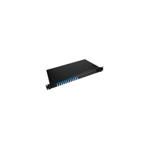Lanview LVO233840. Stecker: LC, Optischer Kabelverbinder: LC. Produktfarbe: Schwarz, Material: Stahl, Montage: Rackeinbau. Gewicht: 3,5 kg. Paketgewicht: 3,6 kg (LVO233840) afbeelding 1