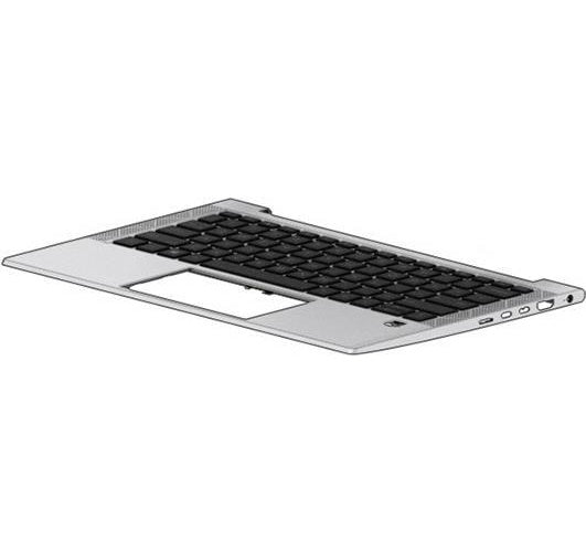 HP - Ersatztastatur Notebook - hinterleuchtet - Europa - mit obere Abdeckung (M36413-B31) afbeelding 1