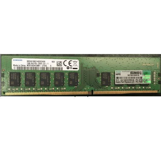 HPE Memory 16GB PC4-2666V-E 1Gx8 S (P06773-001) afbeelding 1