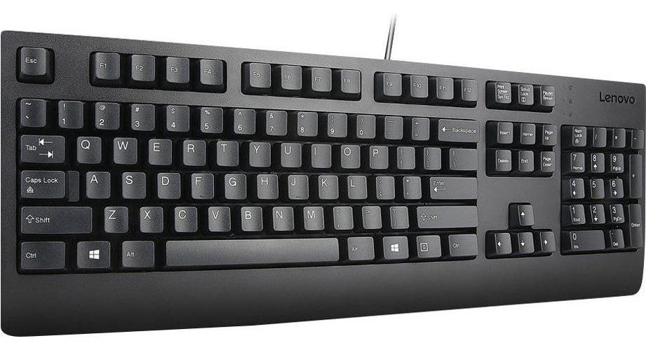 Lenovo Preferred Pro II - Tastatur - USB - QWERTY - USA/Europa - Schwarz - FRU (00XH727) afbeelding 1