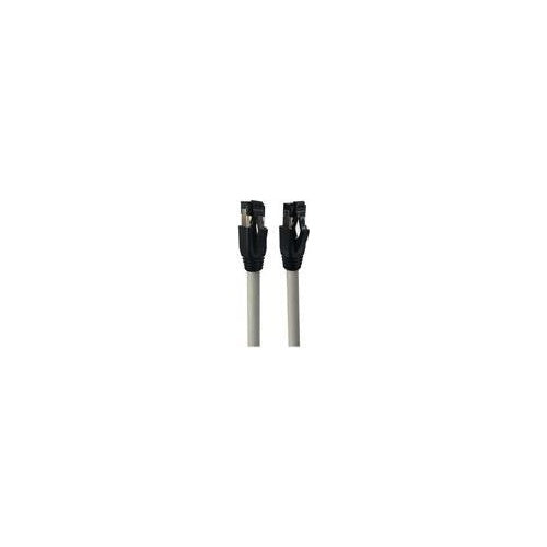 MicroConnect - Patch-Kabel - RJ-45 (M) zu RJ-45 (M) - 10,0m - S/FTP - CAT 8,1 - halogenfrei, ohne Haken - weiß (MC-SFTP8010W) afbeelding 1
