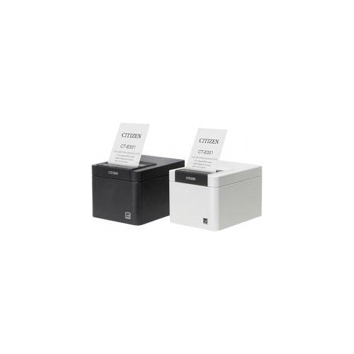 Citizen CT-E301 - Belegdrucker - zweifarbig (monochrom) - Thermodirekt - Rolle (7,95 cm), Rolle (5,75 cm) - 203 dpi - bis zu 250 mm/Sek. - USB 2.0 - Cutter - Schwarz (CTE301XXEBX) afbeelding 1