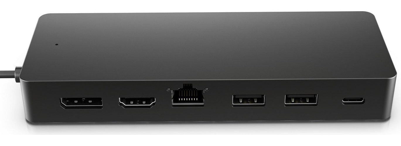 HP Universal USB-C Multiport Hub - Dockingstation - USB-C - HDMI, DP - für OMEN by HP Laptop 16, Victus by HP Laptop 15, 16, Laptop 14, 15, ZBook Fury 16 G9 (50H98AA) afbeelding 1