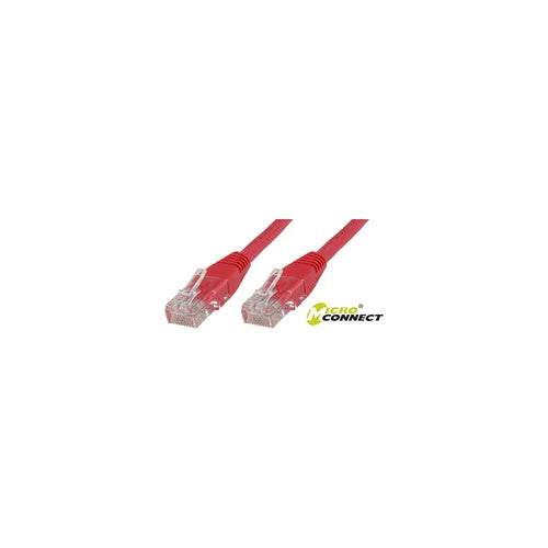 Microconnect | Network Cable UTP520R 20m UTP 8P8C RJ45 Patch Cable | For Ethernet Networks | Red afbeelding 1