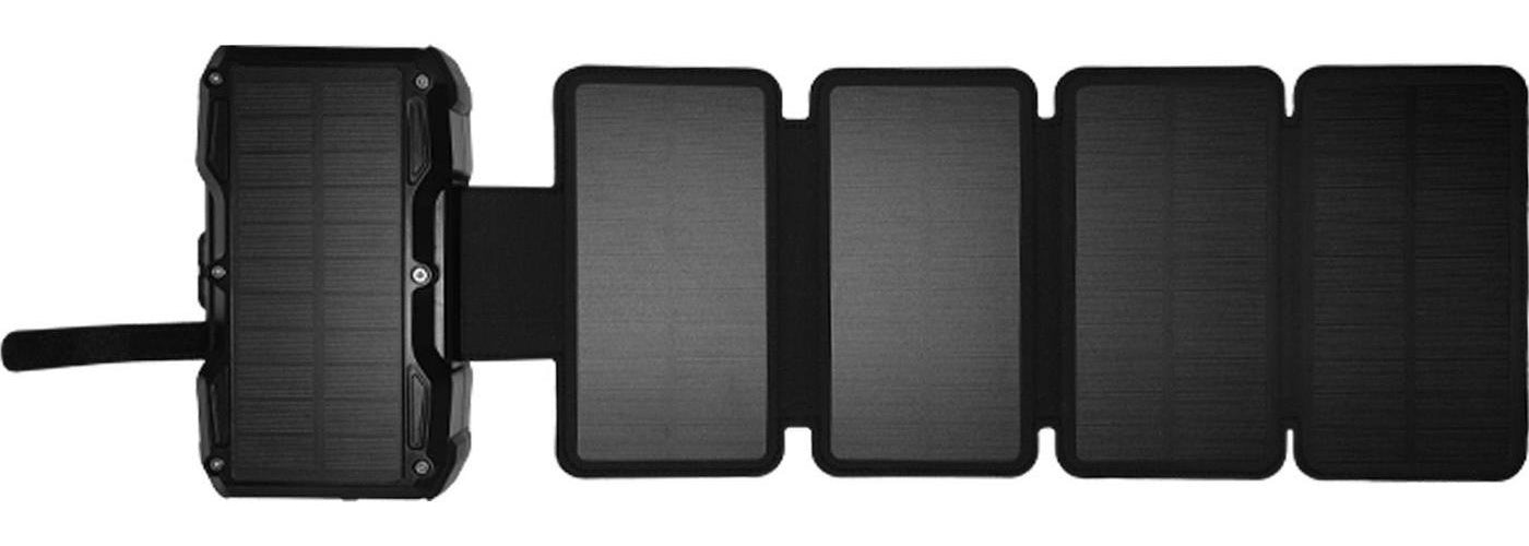 Sandberg Solar PowerBank - Kabelloses Ladepad / Solar-Powerbank - 5-Panel - 27000 mAh - 99,9 Wh - 22,5 Watt - 1,67 A - PD/PPS 3,3 - 2 Ausgabeanschlussstellen (USB, 24 pin USB-C) (421-06) afbeelding 1