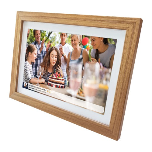Denver PFF-1042LW Digitaler Bilderrahmen Holz 25,6 cm (10.1" ) Touchscreen WLAN (119101040330) - 5706751066139 - image 1