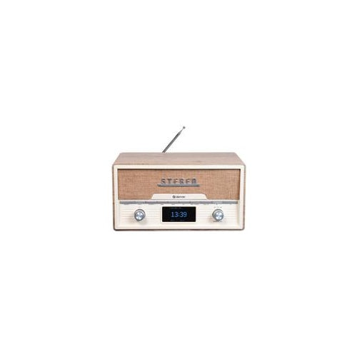 Denver MDA-525LW Retro-Anlage DAB+/FM/BT/CD Holz hell afbeelding 1