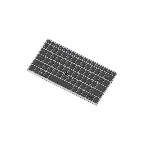 HP DualPoint - Ersatztastatur Notebook - hinterleuchtet - Französisch - für EliteBook 830 G5, 830 G6 (L13697-051) afbeelding 1