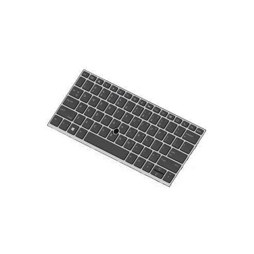 HP - Ersatztastatur Notebook - mit Zeigestock - hinterleuchtet - Europa - für EliteBook 735 G5, 735 G6, 830 G5, 830 G6 (L13697-B31) afbeelding 1