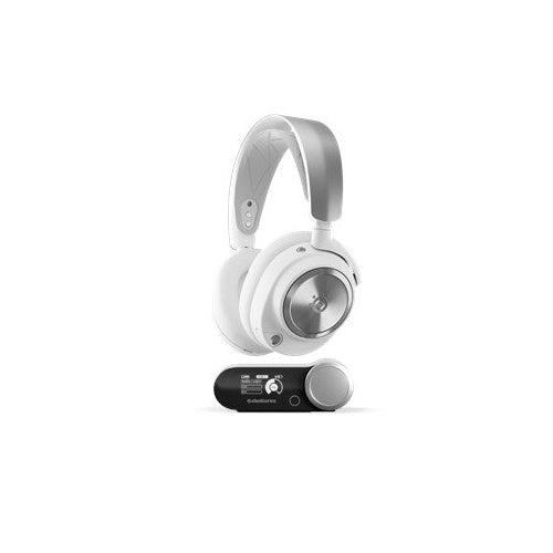 Steelseries Arctis Nova Pro Wireless Kopfhörer Verkabelt & Kabellos Kopfband Gaming Bluetooth silver - white (61526) afbeelding 6