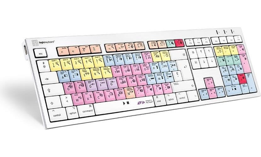 Logickeyboard LKB-PT-CWMU-FR. Tastatur Formfaktor: Standard. Tastatur-Stil: Gerade. Übertragungstechnik: Verkabelt, Geräteschnittstelle: USB, Tastatur-Schlüsselschalter: Mechanischer Switch, Tastaturaufbau: AZERTY. Kabellänge: 1,5 m. USB-Hu afbeelding 1