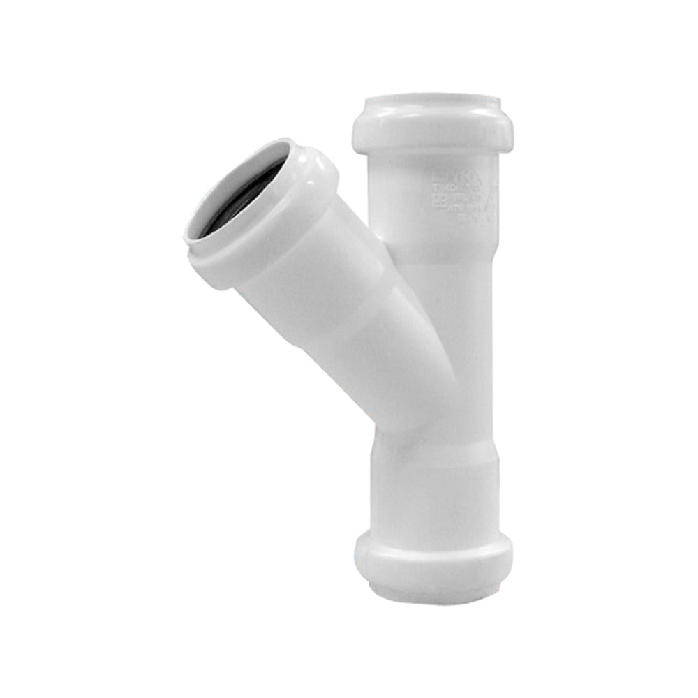 Basic Y-stuk 40 mm-45 3xmof Wit Pp