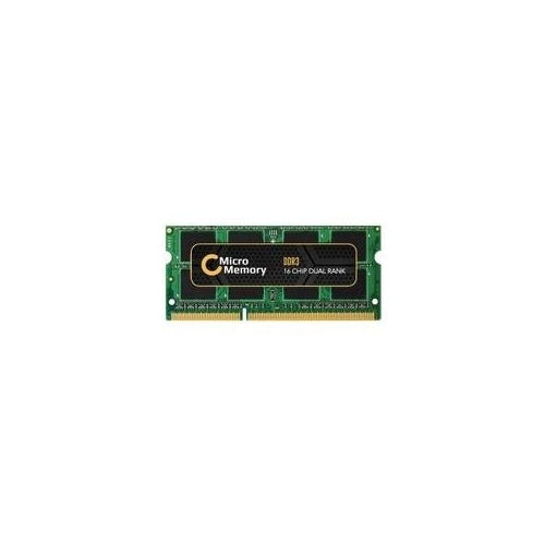 CoreParts - DDR3 - Modul - 4 GB - SO DIMM 204-PIN - 1066 MHz / PC3-8500 - ungepuffert - non-ECC - für Lenovo ThinkPad SL510 2847, X201 (MMI9842/4GB) afbeelding 1