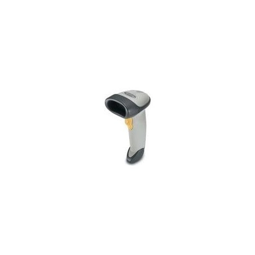 Zebra LS2208, 1D, SR, Multi-IF, Kit (USB), hellgrau Handscanner, Retail, 1D, Laser, Standard Range, 100 Scans/Sek., Multi Interface (RS232, KBW, USB), inkl.: Kabel (USB), Standfuß, Farbe: hellgrau (LS2208-SR20001R-UR) afbeelding 1