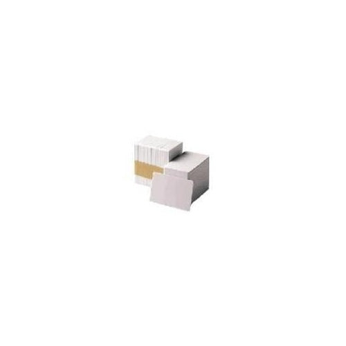 Zebra Plastikkarte, 500 Stück Plastikkarte mit Magnetstreifen, LOCO, 0,76mm, Dicke: 30mil, 500 Stück, Farbe: weiß (104523-112) afbeelding 1