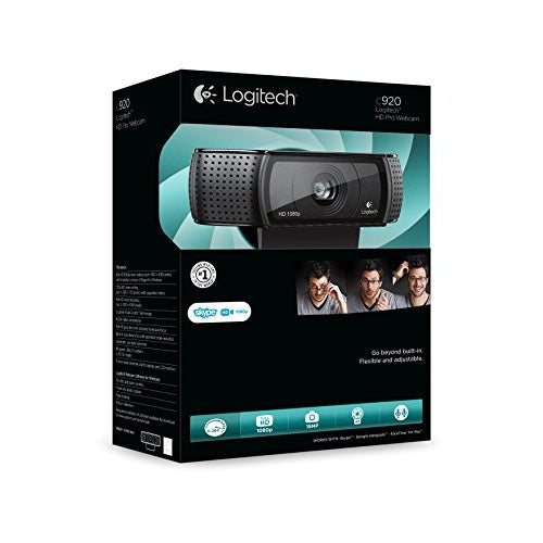 Logitech HD Pro Webcam C920 - Webcam - Farbe - 1920 x 1080 - Audio - USB2.0 - H.264 (960-000767) afbeelding 2