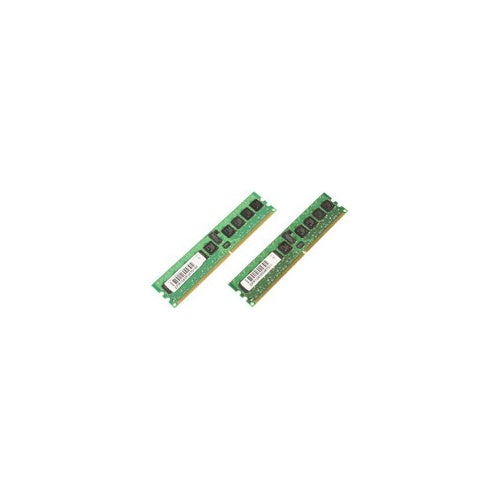 CoreParts - DDR2 - Kit - 2GB: 2 x 1GB - DIMM 240-PIN - 667 MHz / PC2-5300 - registriert - ECC - für Dell PowerEdge 2970, 6950, M605, M805, M905, R300, R805, R905, SC1435, T300, T605 (MMD2629/2GB) afbeelding 1