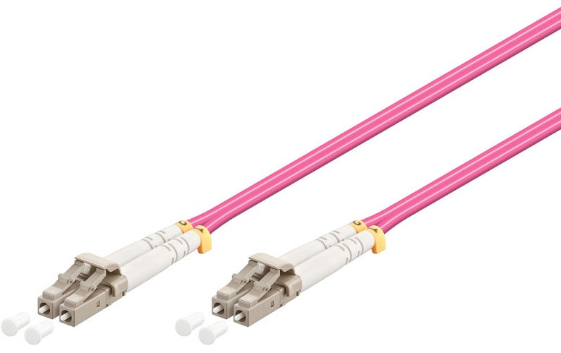 Microconnect FIB440430P Glasfaserkabel 30 m LC/UPC OM4 Violett (FIB440430P) afbeelding 1