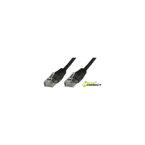 MicroConnect - Netzwerkkabel - RJ-45 (M) bis RJ-45 (M) - 3 m - UTP - CAT 5e - verseilt - Schwarz (Packung mit 10) afbeelding 1