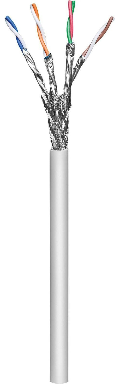 Microconnect KAB017-100 Netzwerkkabel Weiß 100 m Cat6 S/FTP (S-STP) (KAB017-100) afbeelding 1