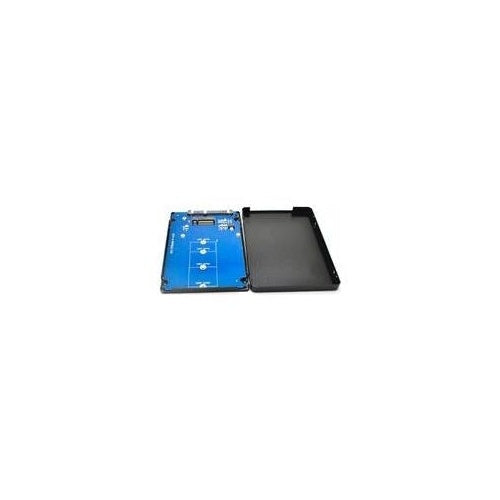 CoreParts MSNX1001B Speicherlaufwerksgehäuse 2.5"  SSD-Gehäuse Schwarz (NGFF) afbeelding 1