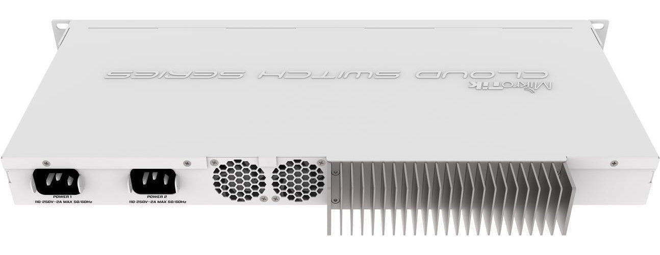 MikroTik Cloud Router Switch CRS317-1G-16S+RM - Switch - L3 - verwaltet - 16 x SFP+ + 1 x 10/100/1000 - an Rack montierbar - AC 100 - 240 V (CRS317-1G-16S+RM) afbeelding 1