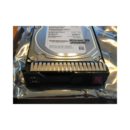 HPE Midline - Festplatte - 6 TB - Hot-Swap - 3.5" LFF (8.9 cm LFF) - SATA 6Gb/s - 7200 U/min - mit HP SmartDrive-Träger afbeelding 1