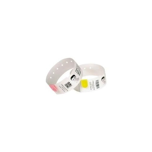 Zebra Z-Band Direct Adult Size - Polypropylen-Klebearmbänder - 25,4 x 279,4 mm 175 Stck. - für Zebra HC100 Patient I.D. Solution (10015355K) afbeelding 1
