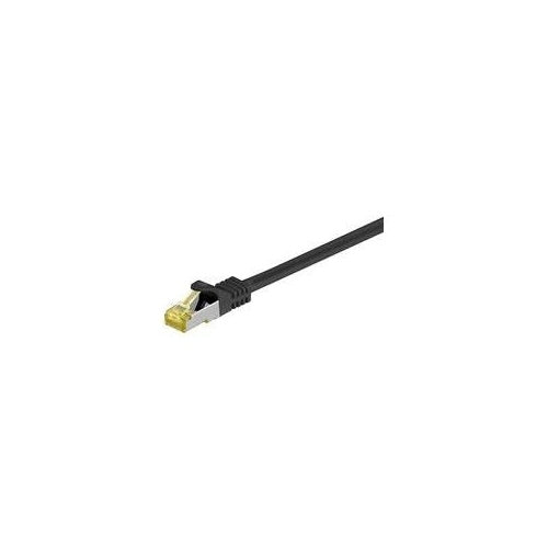MicroConnect - Netzwerkkabel - RJ-45 (M) zu RJ-45 (M) - 10,0m - SFTP, PiMF -Cat.7 Rohkabel - ohne Haken - Schwarz (SFTP710S) afbeelding 1