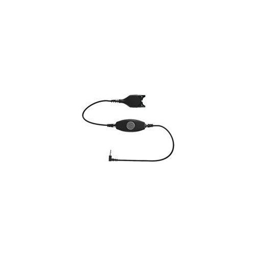EPOS CMB 01 CTRL - Headset-Kabel - Headsetanschluss männlich gerade zu Mini-Stecker männlich gewinkelt - 80cm - Schwarz (1000771) afbeelding 1