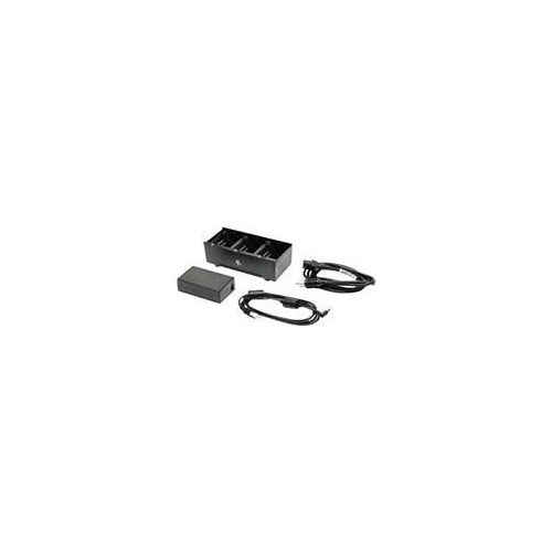 Zebra 3-Slot Battery Charger - Batterieladegerät - Großbritannien und Nordirland - für P/N: BTRY-MPP-34MA1-01, BTRY-MPP-34MAHC1-01, P1031365-059, P1031365-069, P1065668-018 (SAC-MPP-3BCHGUK1-01) afbeelding 1